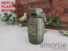 FAKE DM51 German Hand Frag Stun Grenade - Accurate Size Plastic Replica