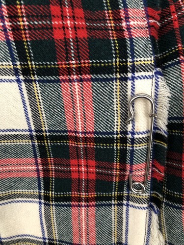 Vintage Tartan Plaid Pleated Kilt Skirt • Bergdorf Goodman • Wool • XS/Small - Picture 4 of 6