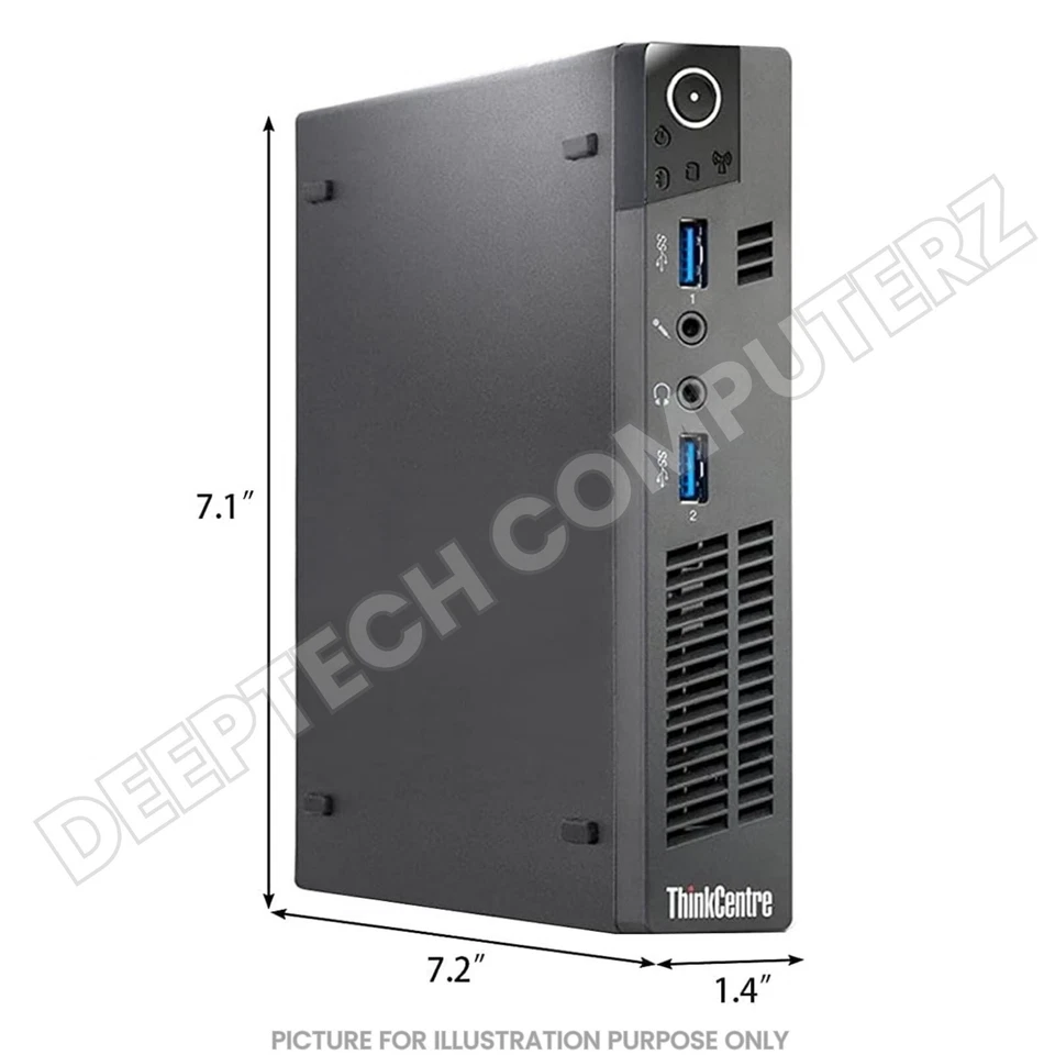 Lenovo ThinkCentre M92e Tiny PC Intel Core i7 16GB RAM 1TB SSD Wi-Fi Windows 11 - Image 4 of 4