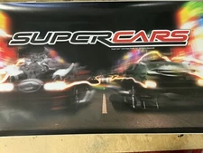 Raw Thrills Super Cars Pedestal Decal 