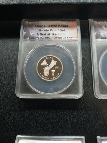 Set of 2009 S US State Quarters ANACS PR70 DCAM First Strike #258 of 987 - Picture 5 of 7