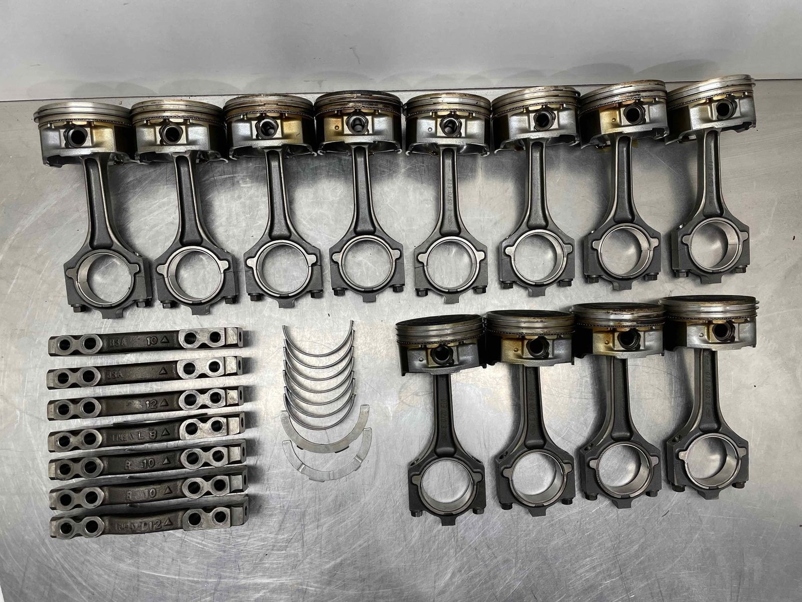 2010 Aston Martin Rapide OEM 6.0L Engine Motor Piston Set of 12