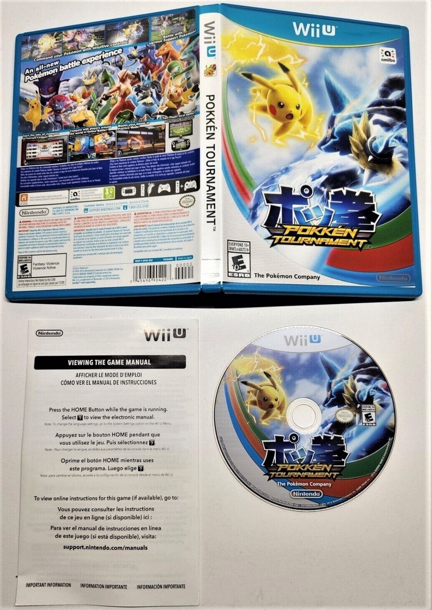 Wii U - ポッ拳 POKKEN TOURNAMENT セット/Wii U/WUPSKAHR Nintendo Wii U Pokemon POKKEN TOURNAMENT Set Limited Edition