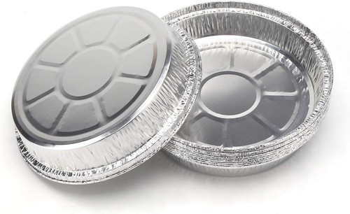 Round FLAN Tart Pie Tin Foils 6" Disposable Recyclable Dessert Cheesecake Baking - Picture 5 of 12