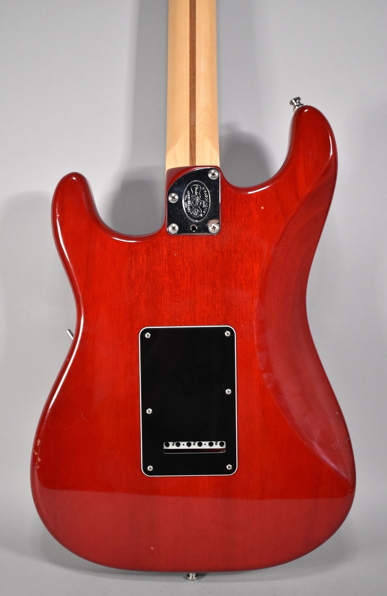 2004 Fender FSR American Deluxe Mahogany Stratocaster Crimson Red