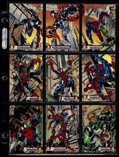 1994 Fleer Amazing Spider-Man - Complete Base Set - 150 Cards in Binder Sheets - Photo 4/18