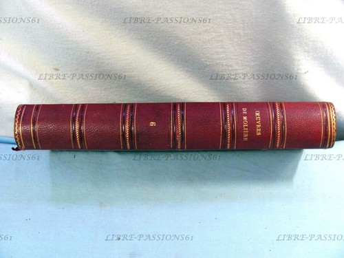 ŒUVRES COMPLÈTES DE MOLIÈRE, TOME VI, P. POURRAT FRÈRES ÉDITEURS, 1838 - Imagen 3 de 12