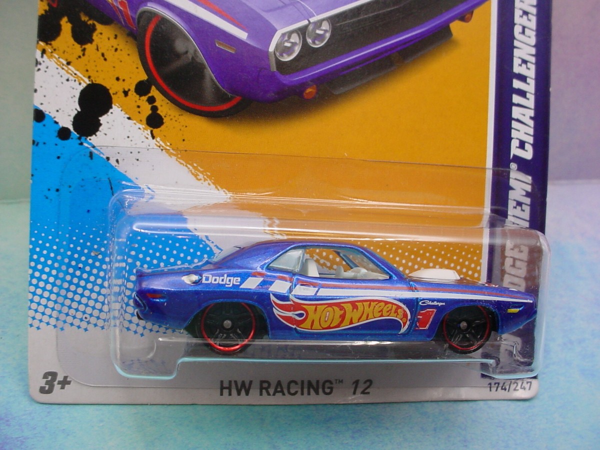 2012 i Hot Wheels '70 DODGE HEMI CHALLENGER #174 ∞Racing