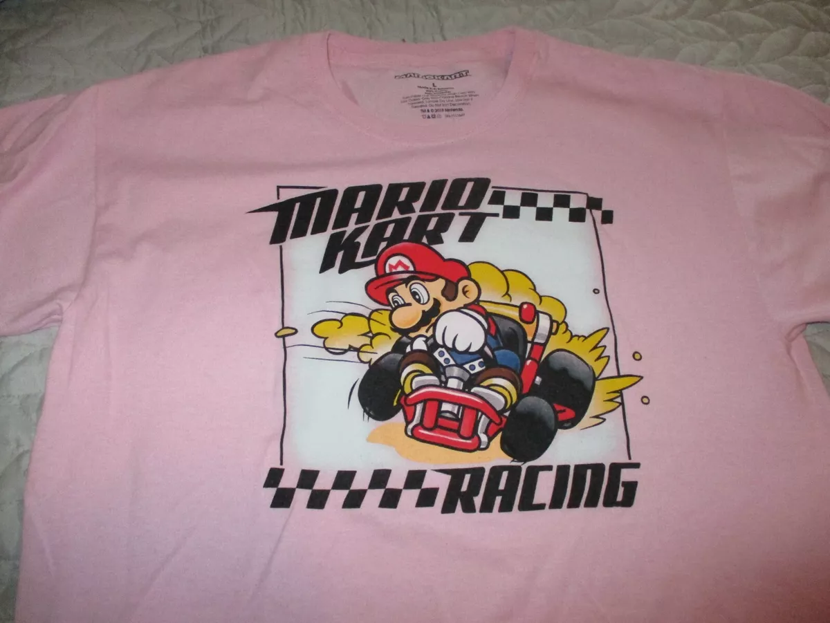 Pink mario 2025 kart shirt