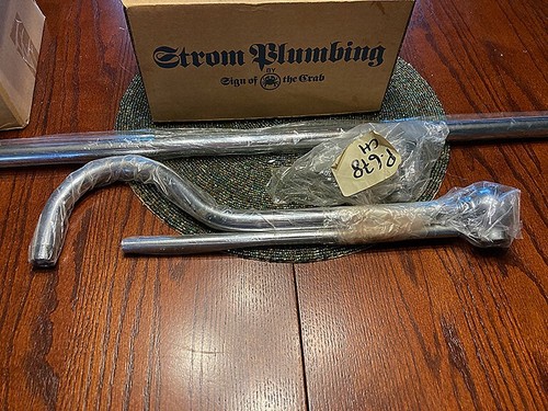 Strom Sign-of-the-Crab P0678C Wall Mount Shower Set Chrome/Porcelain: BRAND NEW! - Picture 10 of 14