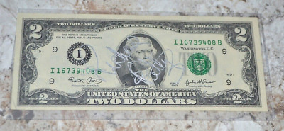 RICHARD PETTY The King of NASCAR Signed AUTOGRAPHED $2 dollar bill 200 Victories
