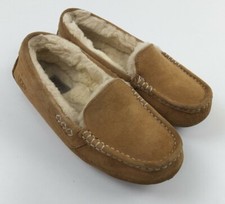 Ugg Australia Women's Shearling Slip On Slippers Tan Size 7