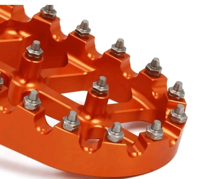 Clavijas estriberas reposapiés pedales reposapiés CNC para 85 SX 18-22 125 SX/250-45 Foto 4 de 4