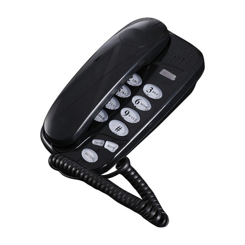KXT-580 Fixed Landline Wall Telephone Portable Mini Phone Wall Hanging-Telephone - Zdjęcie 10 z 10