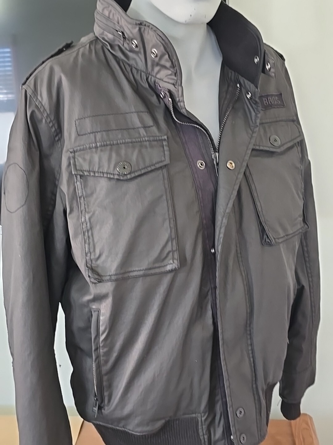 Chaqueta Schott NYC FIELD Safari 100% Algodón RARA Gran Encontrar Talla Grande