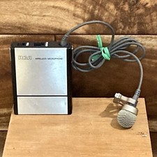 RCA Wireless Microphone Model WM001T Transmitter and Microphone Untested