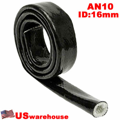 Universal 1m Fire Sleeve Braid Flame Heat Shield 5/8 ID:16MM Fit AN10 Fuel Hose