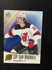 21-22 UD SP Authentic Hockey Blue SP Parallel Top Rookies TR-46 Dawson Mercer