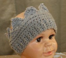 Toddler Winter Ear Warmer Headband-Crown-Handmade- Free US Shipping