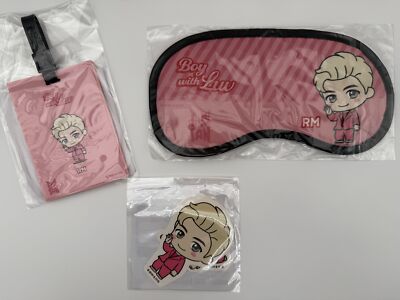 BTS  Tinytan Rm Luggage Tag sleep mask sticker Sega Lucky Lottery Kpop