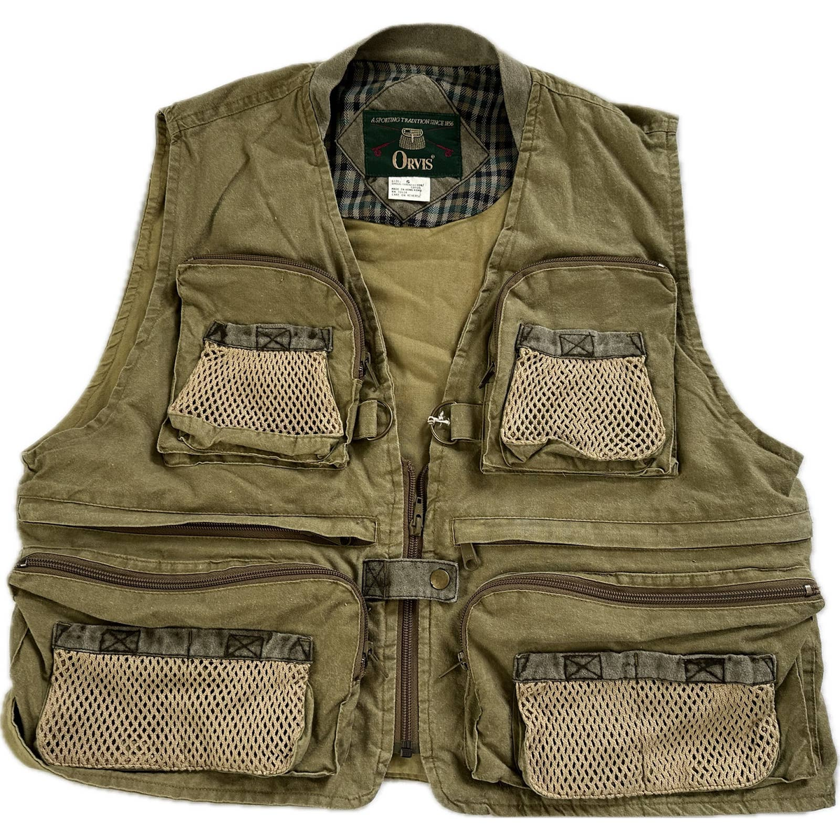Vintage 80s 90s Orvis Fishing Safari Small Vest VTG | eBay