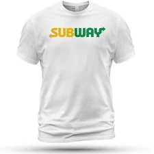 Subway Restaurant Logo T-Shirt Size S-5XL Made in the USA