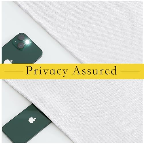 Faux Linen French Door Curtains, Privacy Door Curtains W26 x L72