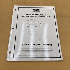 2008 Model Year Ford Pickup Trucks Truck Camper Loading Consumer Information 