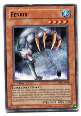 Yu-Gi-Oh! PLAYED/POOR Fenrir Common deutsch