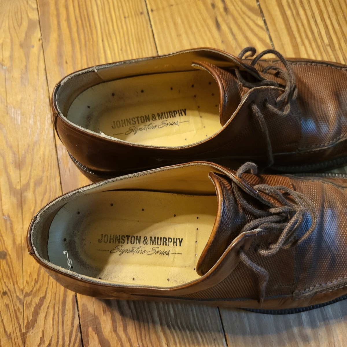 Johnston & Murphy Signature Series Leather Shoes Size 8 | eBay