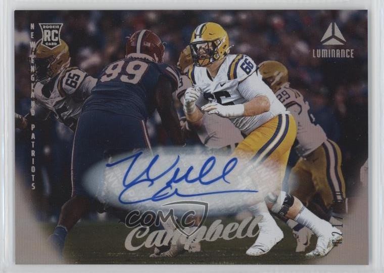 2025 Panini Luminance Rookies Auto /700 Will Campbell #193 Rookie Auto RC 1bi0