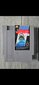 JAWS NES Nintendo Cart And Manual 100% Original Round Circle 💥💥💥
