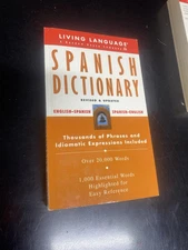 Living Language Diccionario de EspaÃ±ol - Dictionary Paperback