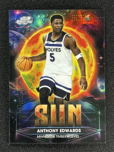 2025 Topps Cosmic Chrome Anthony Edwards Sun (RAW)