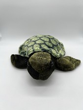 Aurora World Green Sea Turtle Plush 12" Realistic Plushie Marine Life Soft Clean