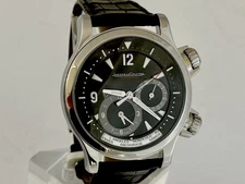 JAEGER LECOULTRE MASTER COMPRESSOR GEOGRAPHIC -WORLD TIMER -41.5mm- BOX/PAPERS-