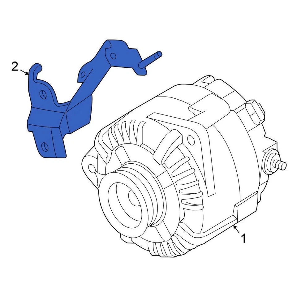 For Nissan Altima 2010-2013 Nissan Alternator Bracket Foto 2 de 2