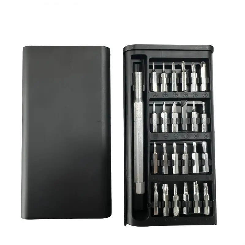 Set Cacciaviti Digitali di Precisione 24 in 1 con Scatola Portaoggetti Portatile - Miniatura 7