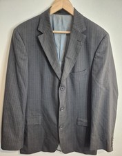 Vintage 90er Hugo Boss Schurwolle Nadelstreifen Blazer 42R Old Money Quiet Luxus