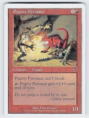 7th Edition #208 Pygmy Pyrosaur