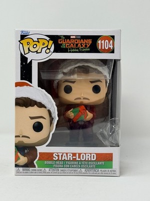 Funko Pop! Star-Lord Guardians of Galaxy Holiday Special Santa Hat Bobble-Head
