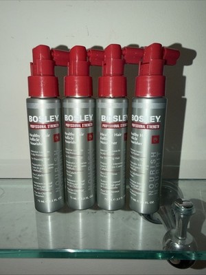 Lot 4 Bosley Professional Strength Healthy Hair Follicle Nourisher Unisex 2.5 oz