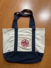 Trader Joe's Limited Edition Large Canvas with red logo Tote Bag