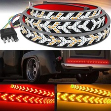 LED Tailgate Light Bar 60" Triple Row 5-Function Strip For Pickup Trailer SUV TT