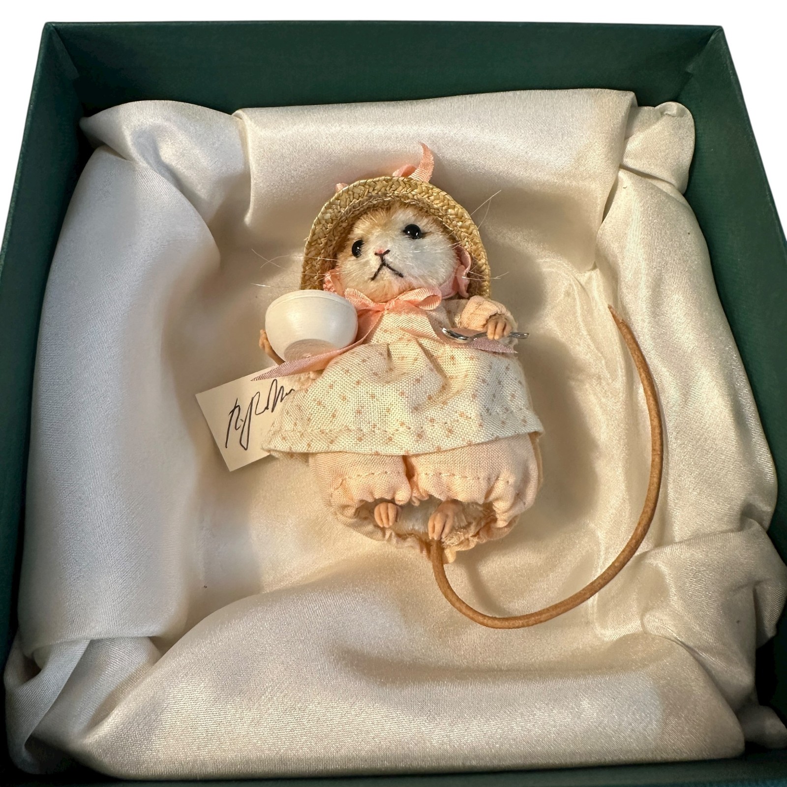 R John Wright #027 of 150 Mice Little Miss Muffet Mother Goose Series Complete