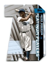 Jackie Robinson 2021 Topps Platinum Players Die Cut #PDC-5 Brooklyn Dodgers Mint