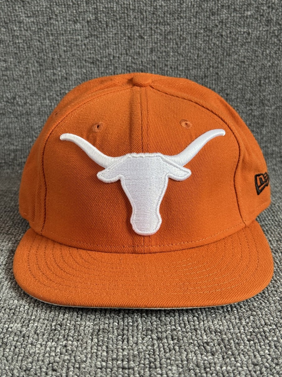 New Era 59FIFTY Texas Longhorns Fitted Cap Hat Burnt Orange Size 7 1/4