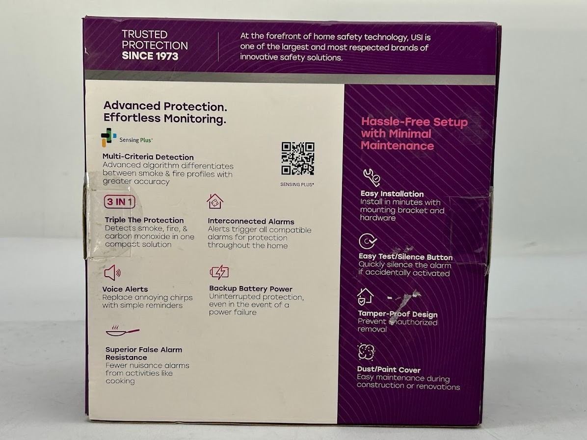 Universal Security Instruments Hardwired Smoke & Carbon Monoxide Detector