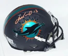 DAN MARINO Signed Miami Dolphins RIVALRY Black Mini Helmet BECKETT COA 4W677171