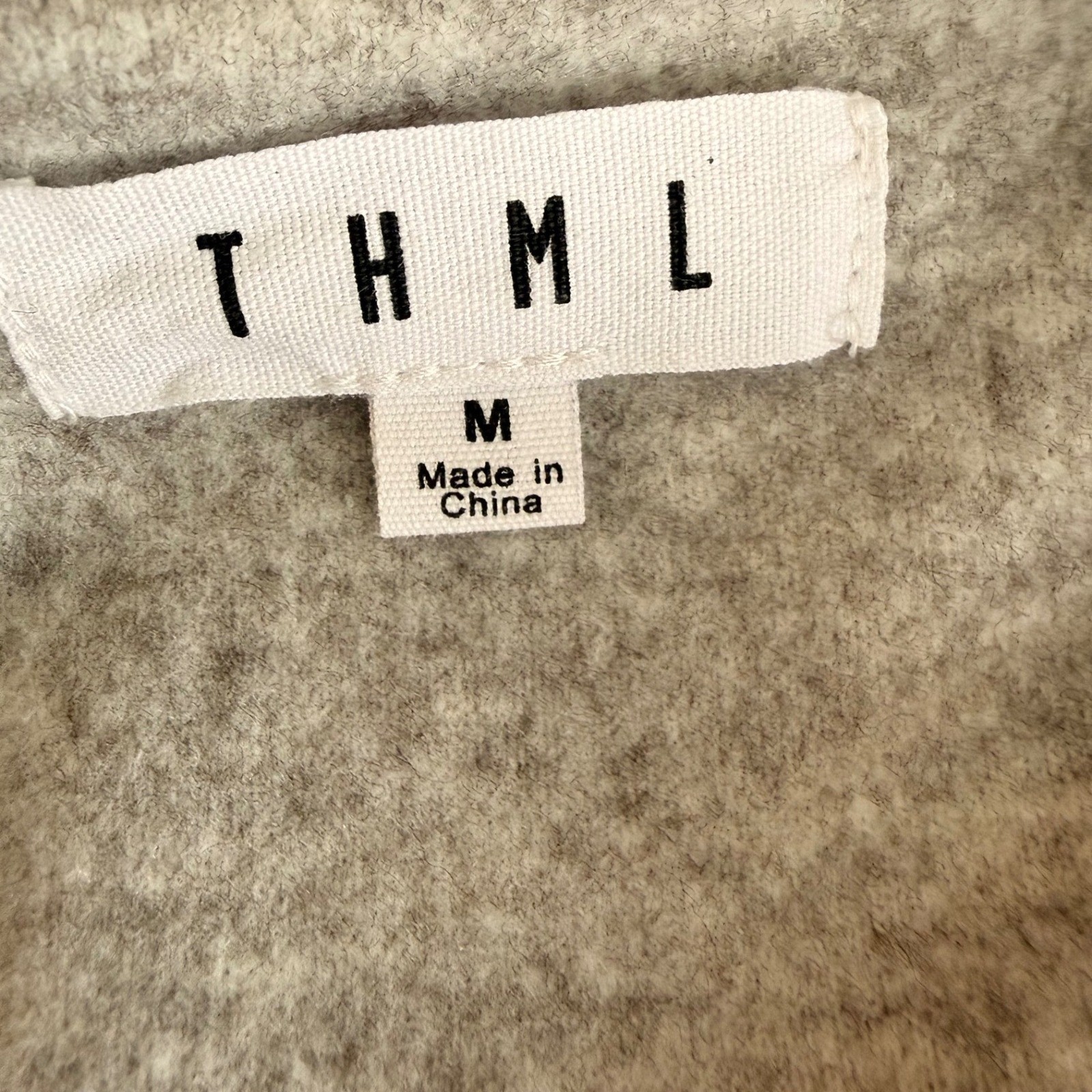 THML Gray Embroidered Split Neck Flutter Sleeve K… - image 7